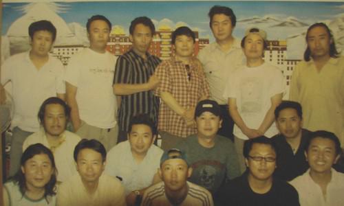 Le collectif du « Gedun Choephel Artist’s Guild » en 2008